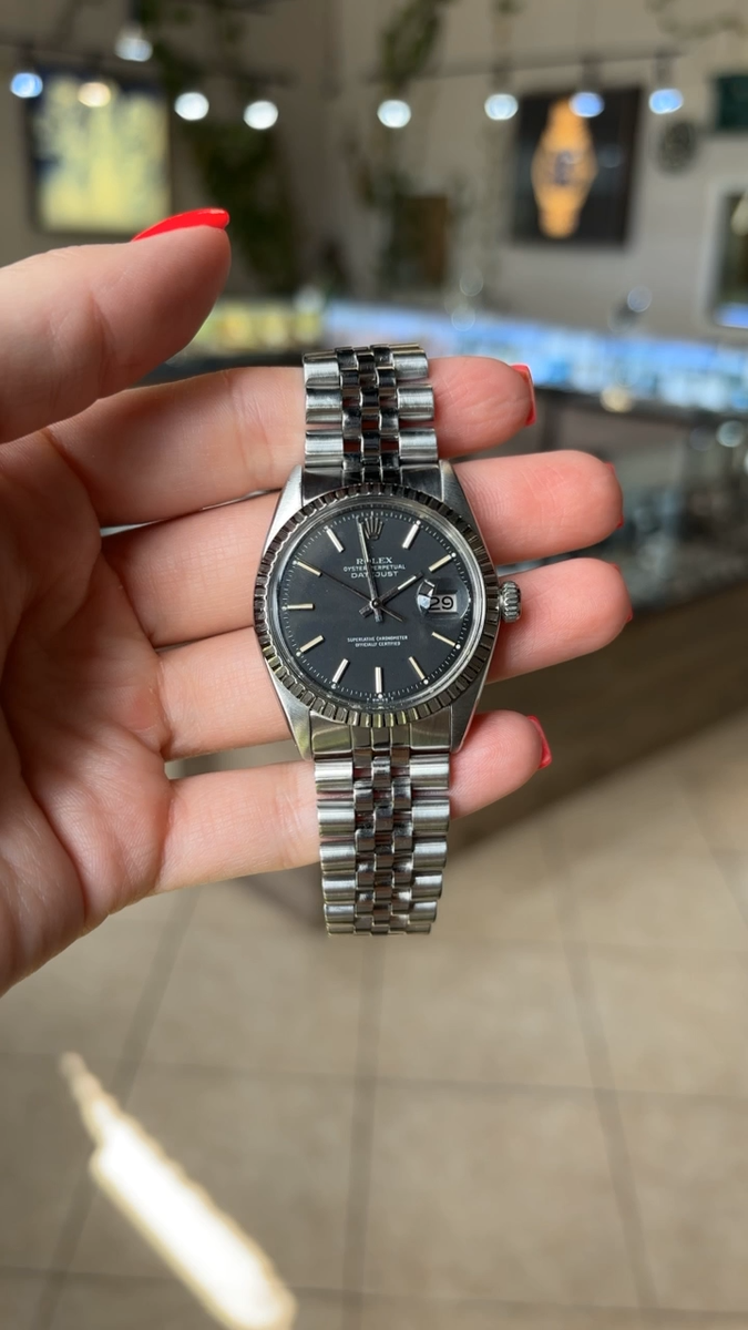 Rolex Datejust 36 1603 Black Dial Stainless Steel Jubilee Rolex Datejust 36 1603 Black Dial Stainless Steel Jubilee