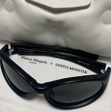 Gentle Monster x Maison Margiela MM104 Leather Black Blue /