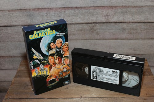 Battlestar Galactica 1978 (VHS,1996)Lorne Greene Richard hatch Dirk Benedict - Picture 3 of 11