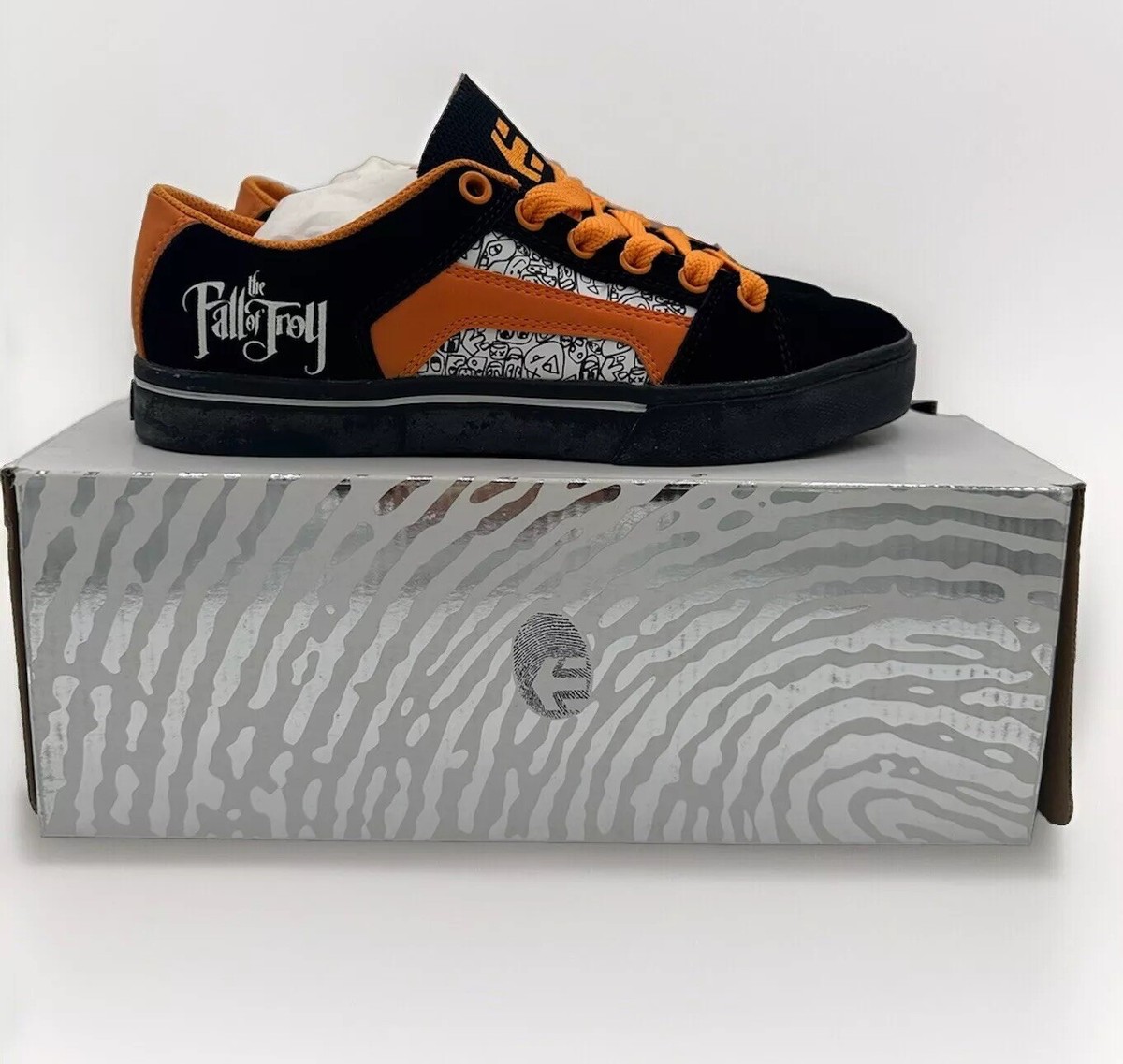 VTG Cyber Goth Punk Fall Of Troy Etnies Skate Shoes 2010  display picture 1