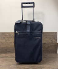 Briggs  Riley Suitcase Basline Navy Expandable Upright Carry On 2-Wheel Travel