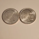 Buffalo Rounds, Indian Head, Lot of 2 - 1oz .999 Fine Silver Each, 2oz Total