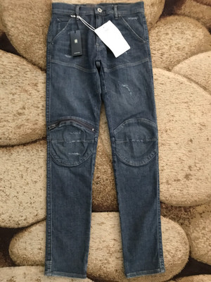 G-Star Raw 5620 3D Zip Knee Skinny Stretch Jeans Mens Size 28/30 Blue NWT