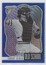 2021 Panini Prizm Old School Blue Mojo Prizm 69/199 Johnny Bench #OS-8 HOF 0jb4