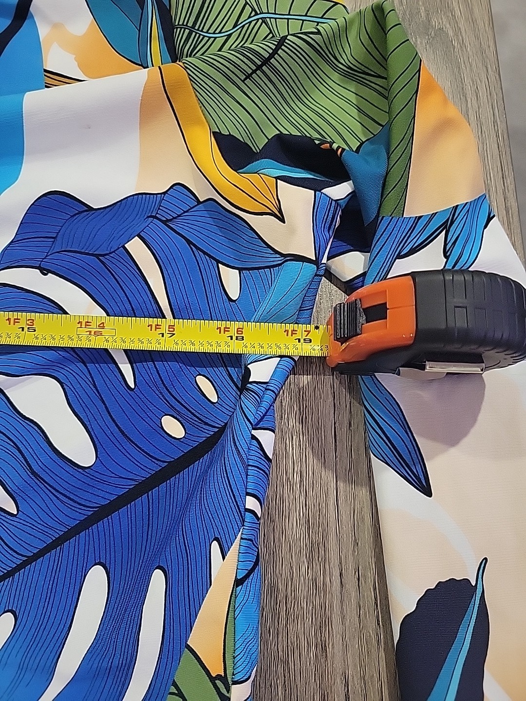 Calia Womens Long Sleeve Ruched Rash Guard Swim Top. Size XXL. Botanical Print