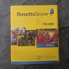 ROSETTA STONE Italian Language Level 1 Version 4 CD Brand NEW Factory Sealed