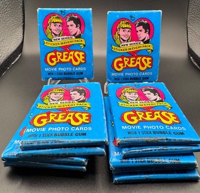 1978 Topps Grease Series 2 Movie Trading Cards - 1 Vintage Wax Pack
