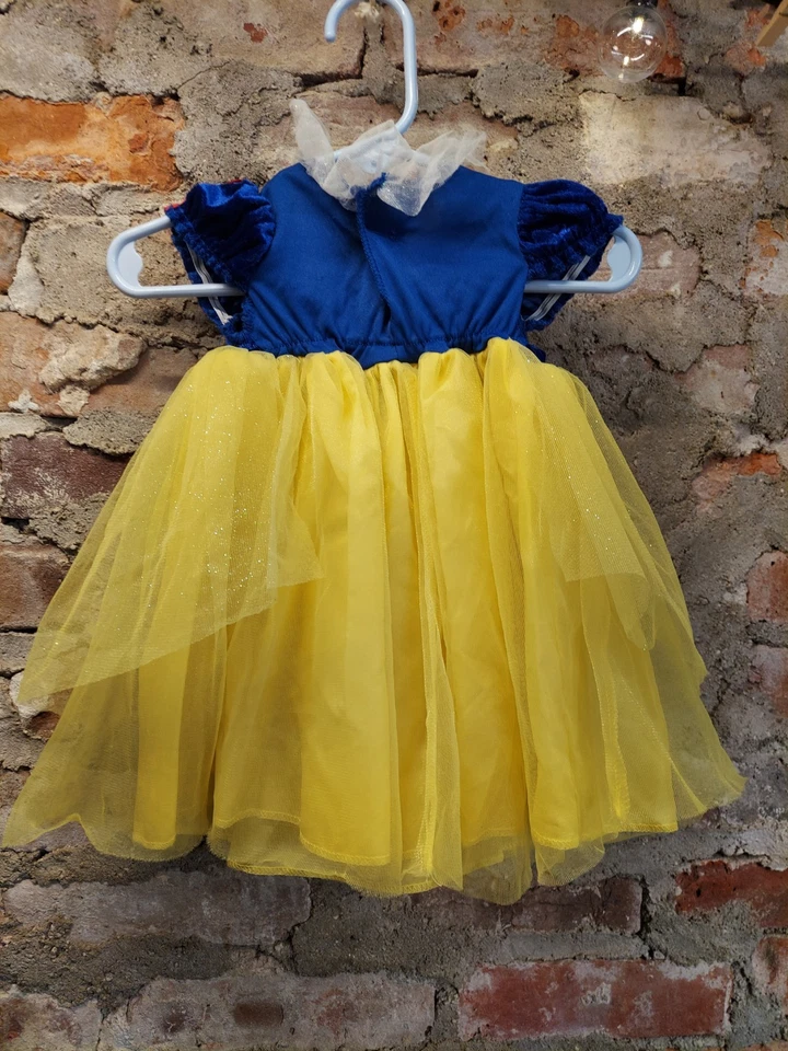 Disney Baby Girl 6-12 Months Snow White Dress Costume Halloween nj - Image 3 of 3