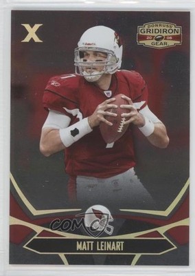 2008 Donruss Gridiron Gear Gold X's 88/100 Matt Leinart #1 0l1