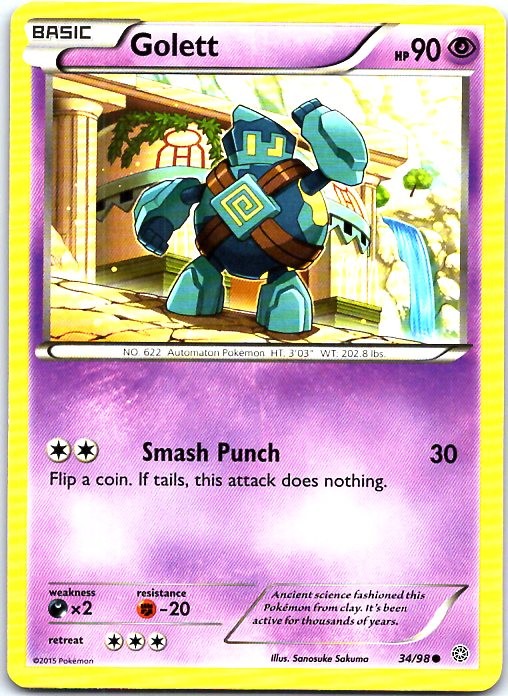 XY7: Bandit Ring #34/98 Golett