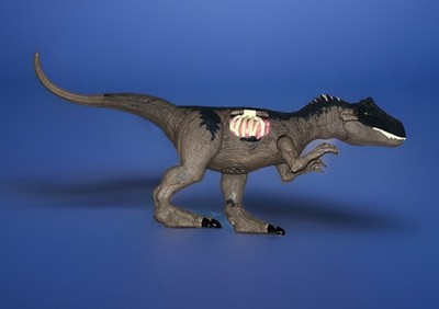 Jurassic World Dominion Extreme Damage Roarin' Allosaurus Figure Mattel Works S4