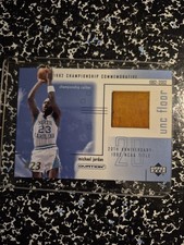 Michael Jordan UNC Floor Game 2002-03 Upper Deck Ovation Used Relic Card MJF4