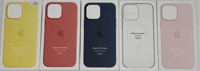 OPEN BOX - OFFICIAL ORIGINAL APPLE IPHONE 13 PRO MAX SILICON / CLEAR MAGSAFE CASE