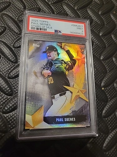 2025 Topps Series 1 - Stars of Mlb Paul Skenes #SMLB-27.    PSA 9