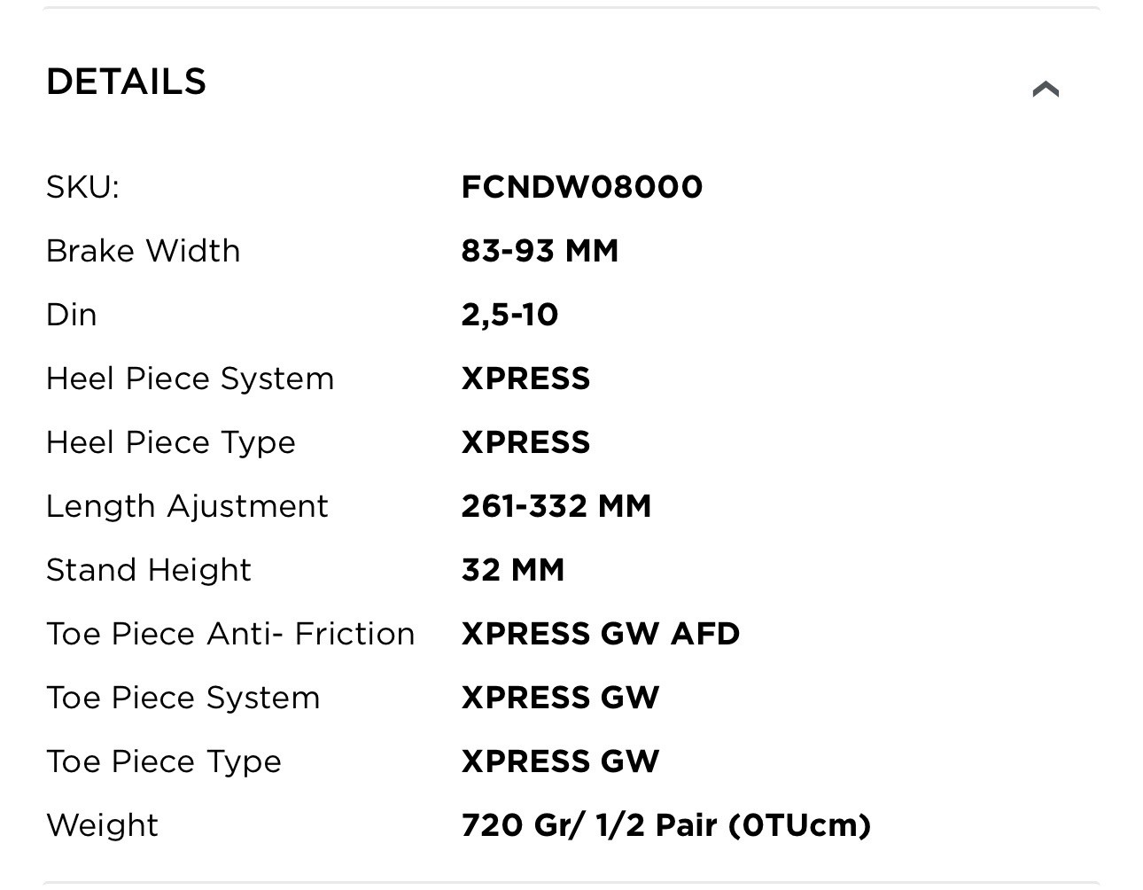 2024 Look Xpress W 10 GW B93 Shiny Ski Bindings NEW  Black Made In France