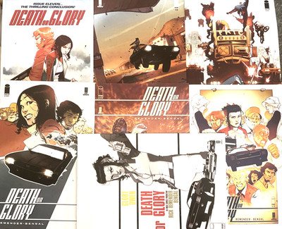 DEATH OR GLORY. NUMBER'S 1 6-11. (7 ISSUE 2018-2020 LOT). IMAGE COMICS.