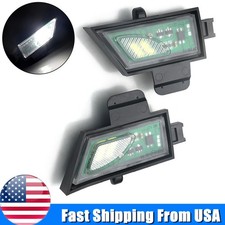 Pair For Vw Touran Ii Mk2 2015-2019 Car Side Mirror Under Puddle Light Led