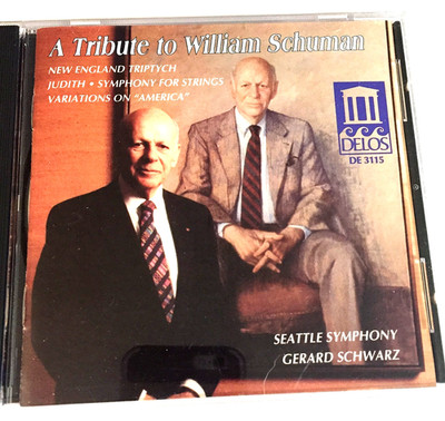 A Tribute to William Schuman CD Ships Same Day With Tracking