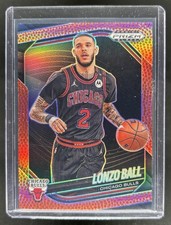 2024-25 Panini Prizm Black Lonzo Ball Basketball Prizm #/225 Bulls