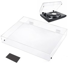 Acrylic Turntable Dust Cover Clear Stereo Turntable Dust Cover Protector with...