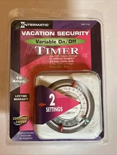 Intermatic Vacation Security Lights Lamp Timer 15 Amps Variable Model TN711C NEW