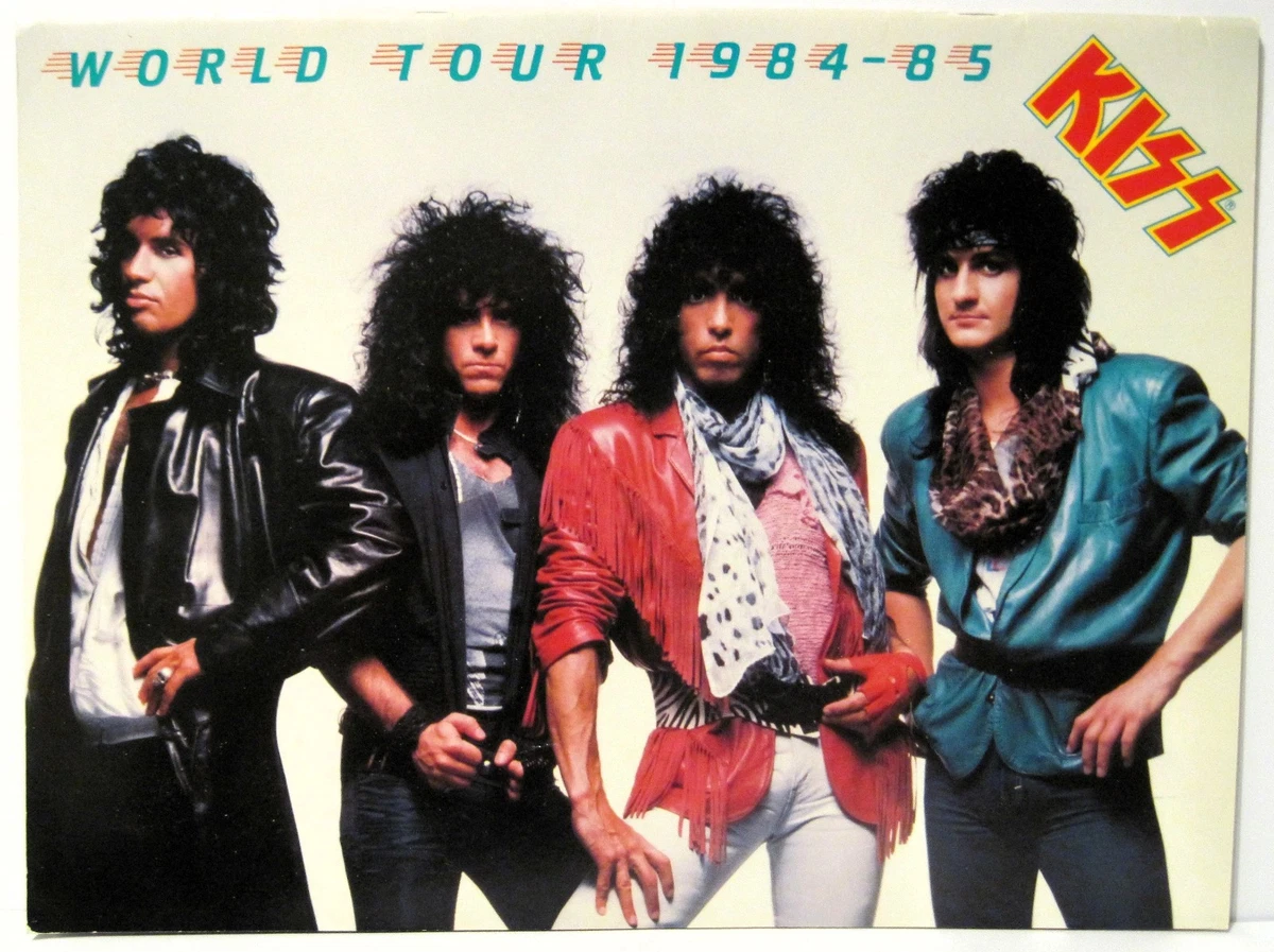 Rare KISS World Tour UK ! Book 1984-85 Program Animalize No Makeup