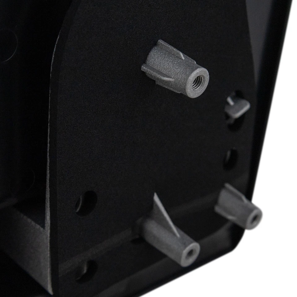 Espejo retrovisor lateral izquierdo para Ford Transit Connect 2011-2013 manual plegable negro texturizado Foto 3 de 4