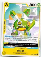 Edison OP13-102 Future Island Uncommon NM One Piece TCG