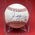 Autographed Baseball game used KAHLIL WATSON Cleveland Guardians #9