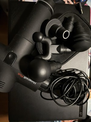Hyperice Hypervolt Plus Bluetooth Percussion Massage Gun 5 Attachments 