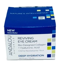 Reviving Eye Cream, Bio-Designed Collagen + Hyaluronic Acid, 0.45 fl oz (13 ml)