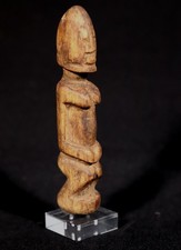 Art African tribal - Antique Figure Dogon Miniature On Base - 11,5 CMS