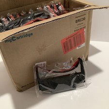 Ribbon Cartridge For Epson ERC-30/34/38  Black/Red Ribbon 24 Pack, New