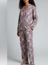SKIMS Bloom Multi Mini Animal Print Long Sleeve Pajama Set Top  Pants L NWT