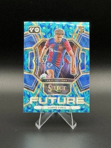 2023-24 Panini Select La Liga Lamine Yamal Future Peacock Rookie RC