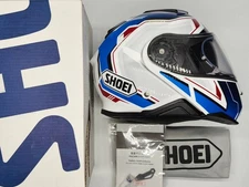 Shoei Neotec II System Helmet Blue/Red S Size Motorcycle Protective Gear