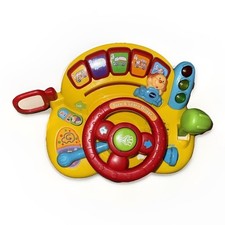 Vtech Turn and Learn Driver Children's Toy Color Yellow Model No.80-166601