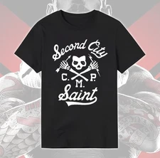 CM Punk Second City Saint Tee Black Unisex S-5XL Wrestling Fan Gift 