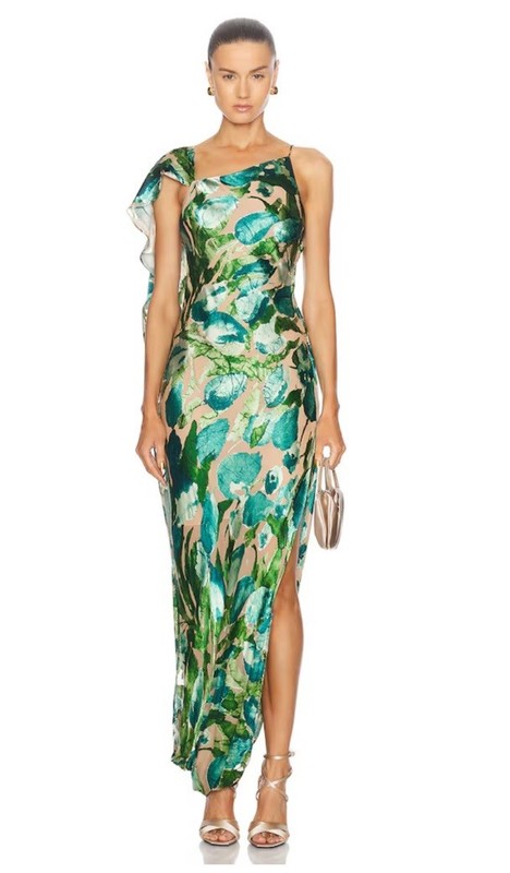 NWT! CULT GIA “Iker” Drape Dress, Size M ($848)