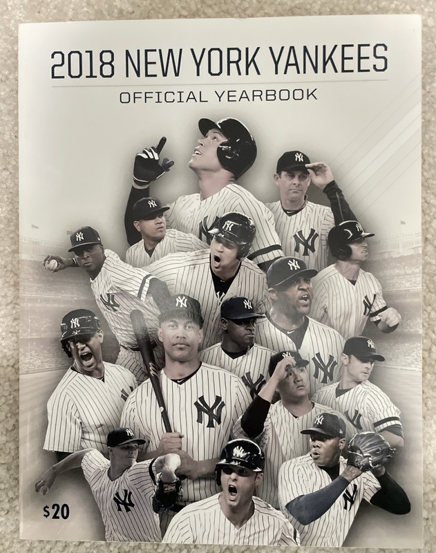 2018 New York Yankees Official Yearbook