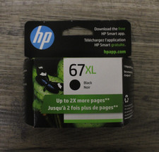 Genuine HP 67 XL Black Ink Cartridge EXP 11/26
