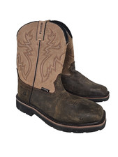 Wolverine Men's Rancher WP Steel Toe Wellington Boots WO8657 Brown Size 9 EW