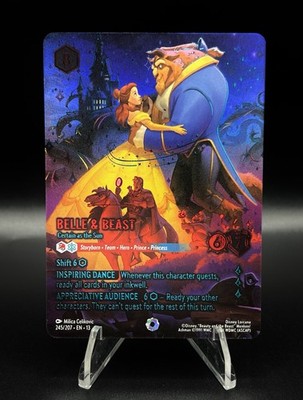 Disney Lorcana Iconic Belle & Beast Certain As The Sun 245/207 EN13 Pack Fresh