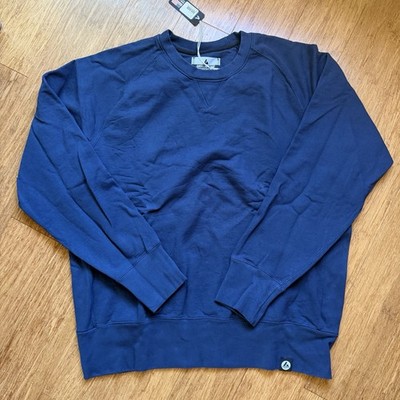 American Giant Sweatshirt Mens 2XL Navy Blue Heavyweight Crewneck USA NEW XXL