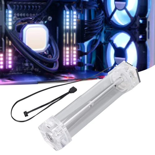 Water Cooling Tank 392Ml Full Open Design 60Mm Diameter G1/4In Thread Liqu SPC