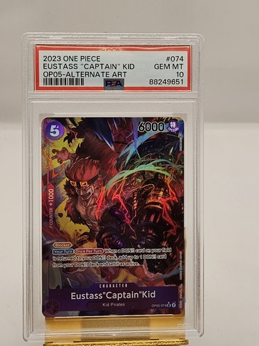 Eustass"Captain"Kid (Alternate Art) graded PSA 10 for sale on eBay