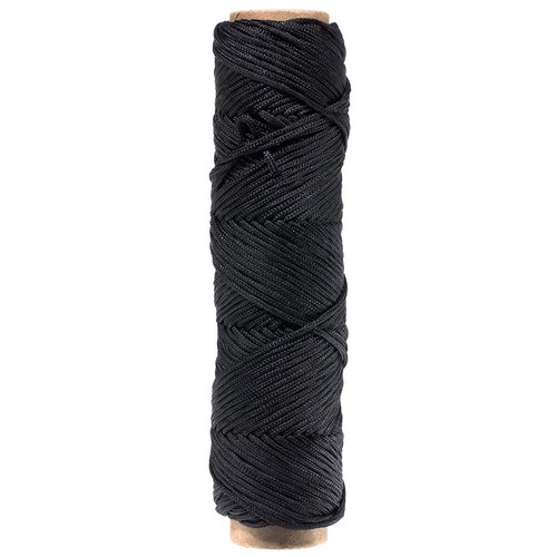 Black Tarred Braided Nylon Decoy Line #18 or #36 Twine - 100 200 or 500 Ft Spool - Picture 2 of 7