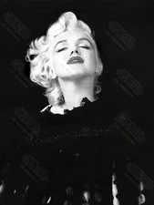 "Monroe in Black": by Dr. Shrinker, artist giclee poster print, Marilyn Monroe