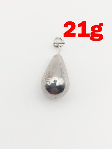 New Tear Drop Shot 5pcs Fishing Fastach Sinker Clip on Weights Sinkers Tungsten - Picture 20 of 41