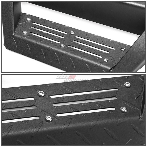 For 2007-2018 Jeep Wrangler JK 2-Dr 3" Side Step Nerf Bar Running Board Black - Picture 2 of 5